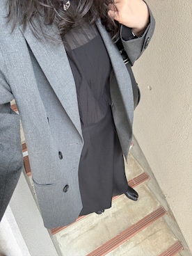 「アイテム（テーラードジャケット）」を使った、jmsn_cさん（レディース・163cm）の秋コーディネート