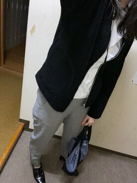「ドレスシューズ」｜「アイテム（腕時計）」を使った、jmsn_cさん（レディース・162cm）の秋コーディネート