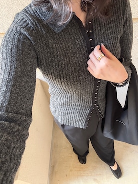 「アイテム（バレエシューズ）」を使った、jmsn_cさん（レディース・163cm）の秋コーディネート