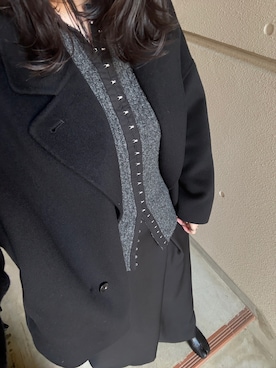 「アイテム（その他アウター）」を使った、jmsn_cさん（レディース・163cm）の冬コーディネート