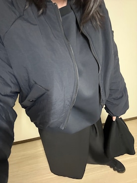 「アイテム（MA-1）」を使った、jmsn_cさん（レディース・163cm）の秋コーディネート