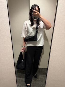 「アイテム（バレエシューズ）」を使った、jmsn_cさん（レディース・163cm）の夏コーディネート