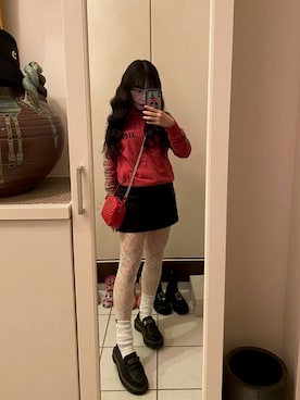 「HYSTERIC GLAMOUR（ヒステリックグラマー）のアイテム」を使った、moonさん（レディース・154cm）の秋コーディネート