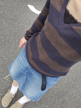 「TOMMY HILFIGER（トミーヒルフィガー）のアイテム」を使った、ari。さん（レディース・161cm）の秋コーディネート