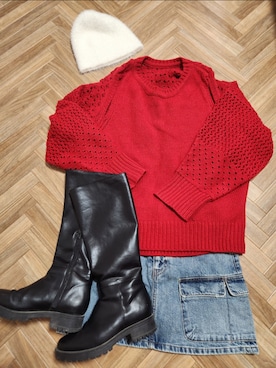 ari。さん（レディース・161cm）の冬コーディネート