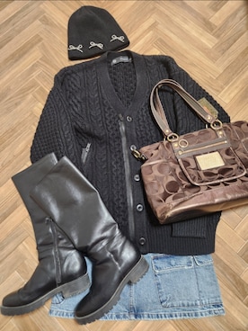 ari。さん(レディース・161cm)の冬コーディネート