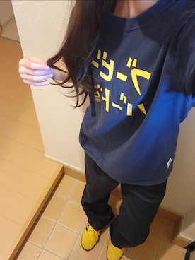 「アイテム（チノパンツ）」を使った、ari。さん（レディース・161cm）の夏コーディネート