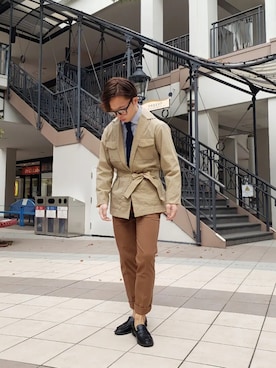Designworks デザインワークス のミリタリージャケットを使ったメンズ人気ファッションコーディネート Wear