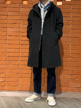 「ビームス別注」｜タ ケ ダさん（メンズ・173cm）の秋コーディネート