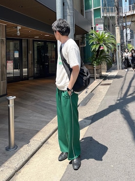 「Kastane（カスタネ）のアイテム」を使った、Usa  Kentoさん（メンズ・180cm）の夏コーディネート