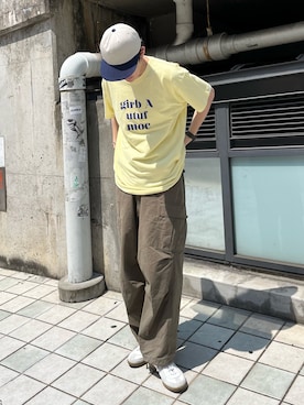 「Kastane（カスタネ）のアイテム」を使った、Usa  Kentoさん（メンズ・180cm）の夏コーディネート