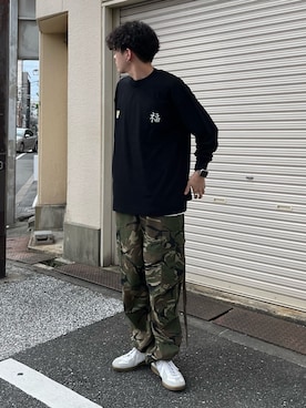 「WHIMSIC（ウィムジック）のアイテム」を使った、Usa  Kentoさん（メンズ・180cm）の秋コーディネート