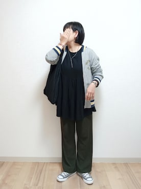 「BEAMS BOY（ビームスボーイ）のアイテム」を使った、mochaさん（レディース・155cm）の秋コーディネート