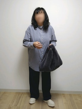 「ジャージーパンツ」｜「アイテム（ブーツ）」を使った、mochaさん（レディース・155cm）の秋コーディネート