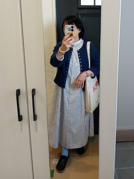 「agnes b.（アニエスベー）のアイテム」を使った、mochaさん（レディース・155cm）の春コーディネート