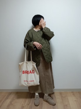 「studio CLIP（スタディオクリップ）のアイテム」を使った、mochaさん（レディース・155cm）の冬コーディネート