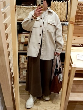 「Aunt Marie's（アントマリーズ）のアイテム」を使った、mochaさん（レディース・155cm）の春コーディネート