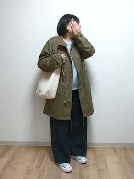 「3coins（3coins）のアイテム」を使った、mochaさん（レディース・155cm）の春コーディネート