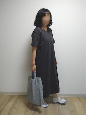 「USAコットン」｜mochaさん（レディース・155cm）の夏コーディネート