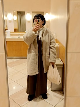 「classicalelf（クラシカルエルフ）のアイテム」を使った、mochaさん（レディース・155cm）の冬コーディネート