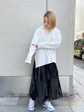 「NAKAGAMI（ナカガミ）のアイテム」を使った、T.yukikoさん（レディース・156cm）の秋コーディネート