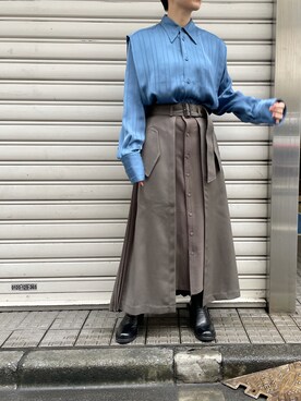「THE KEIJI（ザ ケイジ）のアイテム」を使った、T.yukikoさん（レディース・156cm）の秋コーディネート