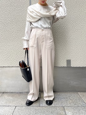 「THE KEIJI（ザ ケイジ）のアイテム」を使った、T.yukikoさん（レディース・156cm）の秋コーディネート