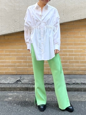 「B'2nd（ビーセカンド）のアイテム（ブーツ）」を使った、T.yukikoさん（レディース・156cm）の冬コーディネート