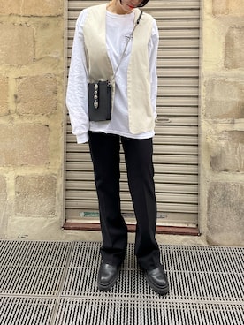 「B'2nd（ビーセカンド）のアイテム（ブーツ）」を使った、T.yukikoさん（レディース・156cm）の春コーディネート