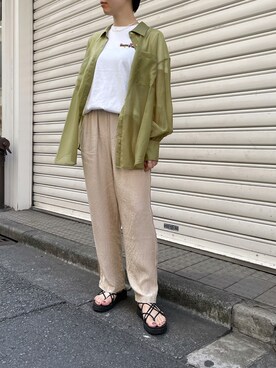 T.yukikoさん(レディース・156cm)の夏コーディネート