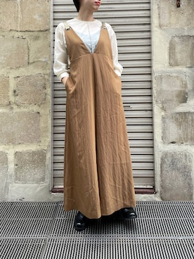 「B2nd」｜「アイテム（オールインワン・サロペット）」を使った、T.yukikoさん（レディース・156cm）の夏コーディネート