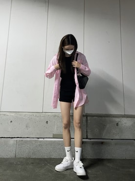 「アイテム（ハンドバッグ）」を使った、mau.さん（レディース・166cm）の春コーディネート