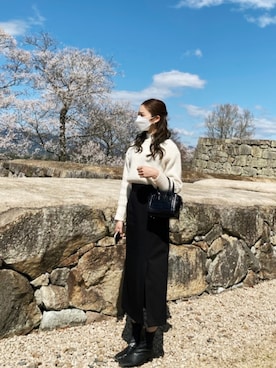「solleim（ソルレム）のアイテム」を使った、mau.さん（レディース・166cm）の春コーディネート