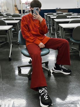 「sacai」｜kaっすさん（メンズ・175cm・10代）の秋コーディネート