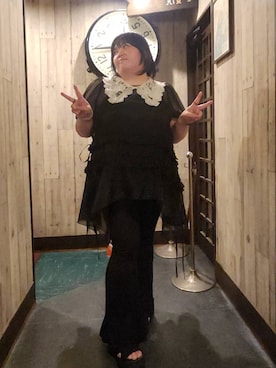 「アイテム（ファッション雑貨、ホワイト系）」を使った、えなじーさん（レディース・156cm）の秋コーディネート