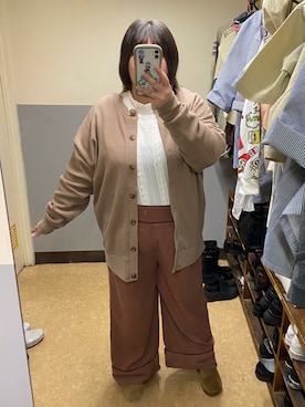 「Java（ジャバ）のアイテム」を使った、えなじーさん（レディース・156cm）の秋コーディネート