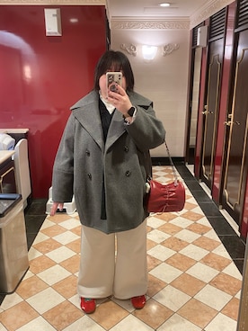 「GALLEST（ギャレスト）のアイテム」を使った、えなじーさん（レディース・156cm）の春コーディネート