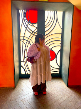 「Heather（ヘザー）のアイテム」を使った、えなじーさん（レディース・156cm）の秋コーディネート