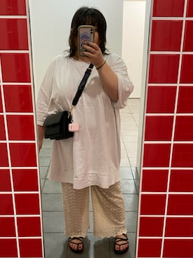 「Java（ジャバ）のアイテム」を使った、えなじーさん（レディース・156cm）の夏コーディネート