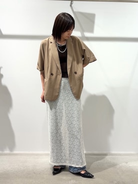 「LAATO（ラート）のアイテム」を使った、tagurinさん（レディース・163cm）の春コーディネート