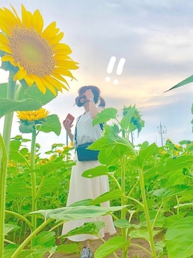 「chocomee（チョコミー）のアイテム（バッグ）」を使った、むう🍎🍏さん（レディース・157cm）の春コーディネート