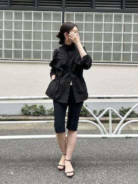 「Drawing Numbers（ドローイング ナンバーズ）のアイテム（ジャケット/アウター）」を使った、あさのさん（レディース・160cm）の春コーディネート