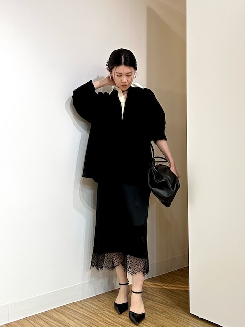 Hoaw. ブラックレザー　フラップボストンバッグ カードケース付き Hoaw. ブラックレザー フラップボストンバッグ カードケース付き Whim