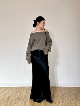 「ウィムガゼット」｜「アイテム（ブーツ）」を使った、あさのさん（レディース・160cm）の秋コーディネート