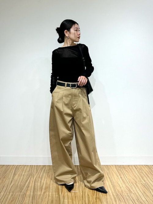 フロッキーバックシャンカットソー（Tシャツ/カットソー）｜Whim