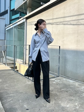 「アイテム（ピアス（両耳用））」を使った、あさのさん（レディース・160cm）の秋コーディネート