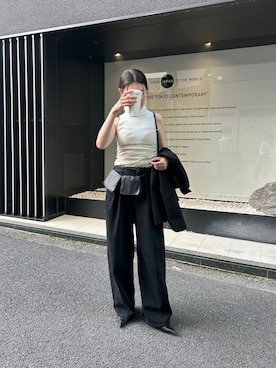 「overneath（オーバーニース）のアイテム」を使った、あさのさん（レディース・160cm）の春コーディネート