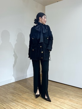 「ツイード」｜あさのさん（レディース・160cm）の秋コーディネート
