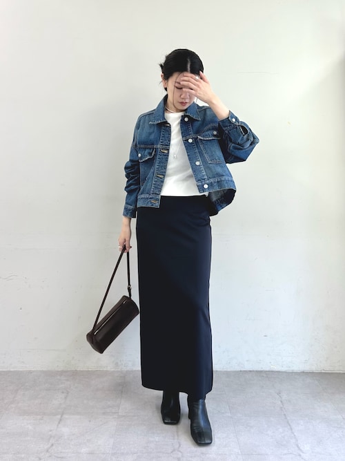 ジャージーIラインロングスカート（スカート）｜Whim Gazette（ウィム