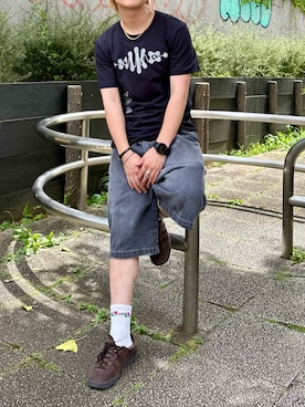 「adidas（アディダス）の【ADIDAS / アディダス】TOBACCO GRUEN / タバコ グルーエン（スニーカー、ブラウン系）」を使った、tsukasa さん（メンズ・165cm）の春コーディネート